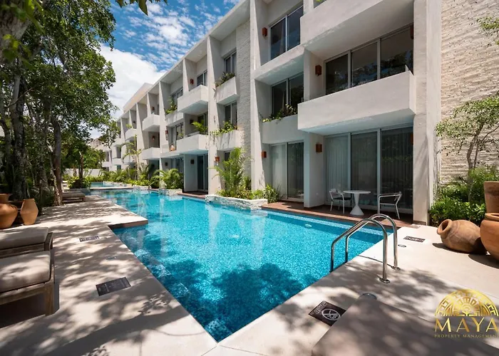 Ferienhaus Nhoa 207b Lux 1br Pool View In Aldea Zama *