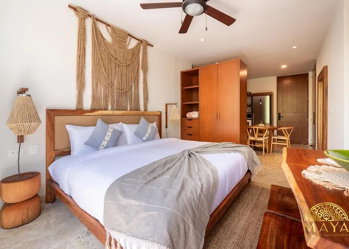 Ferienhaus Nhoa 207b Lux 1br Pool View In Aldea Zama Tulum
